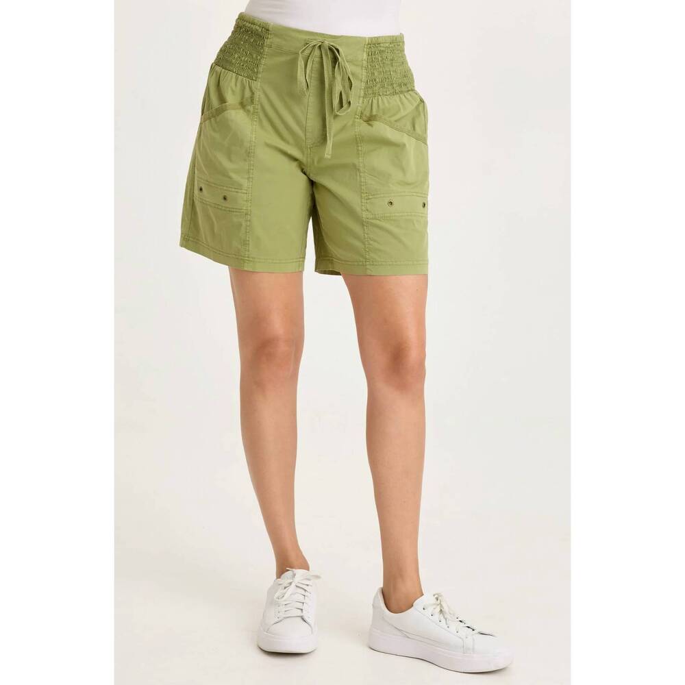 NEW XCVI gerta smocked waistband short in garnish pigment